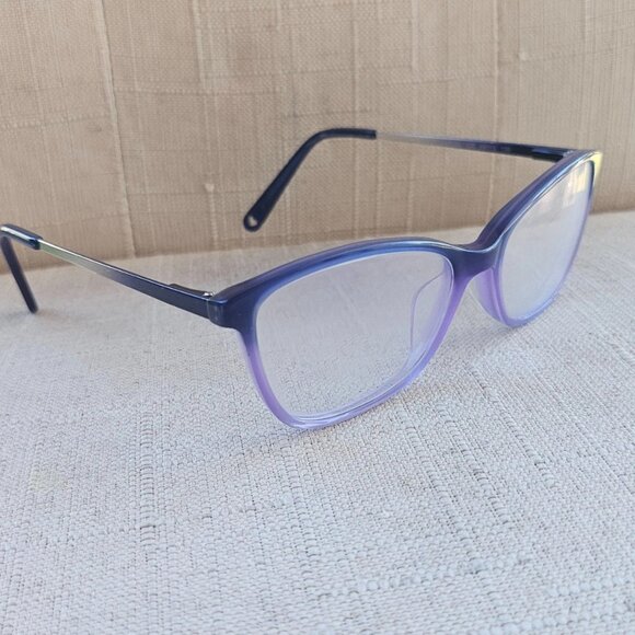 Nine West Women Eyeglasses Frame NW5154 Blue/Purple Tone Glasses For Small Face - Picture 3 of 10